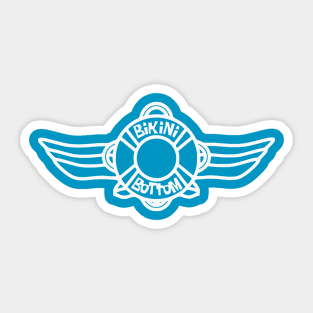 Bikini Bottom navy symbol - dark Sticker